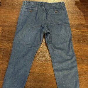 Bonobos Dark Indigo Hemp Blend Chino Relaxed 31x30